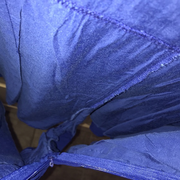 NWT Umgee Lined Romper in Royal Blue - Picture 6 of 9